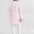 Kids boy peach cotton silk  straight kurta pant set