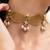 Gold plated choker necklace