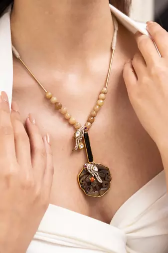 Gold plated necklace