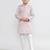 Kids boy onion pink art silk straight kurta pant set