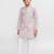 Kids boy onion pink art silk straight kurta pant set