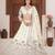 Off white embroidered lehenga choli with dupatta