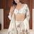 Off white embroidered lehenga choli with dupatta