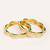 Gold plated  green stone kundan  bangles