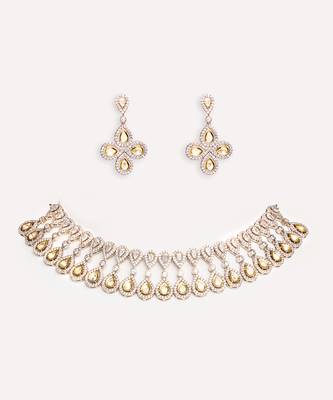 Two toned necklace set 3