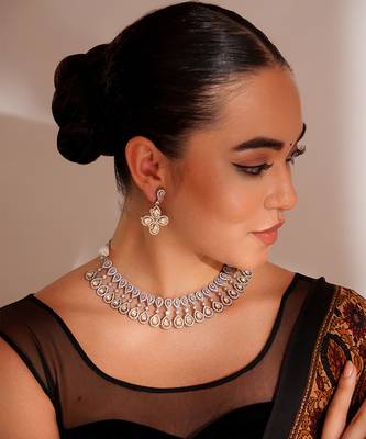 Two toned necklace set 1