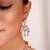 Gold plated kundan necklace set