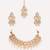 Gold plated kundan choker necklace set