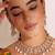 Gold plated kundan choker necklace set