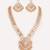 Gold plated kundan necklace set