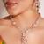 Gold plated kundan necklace set