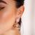 Two toned layered necklace set