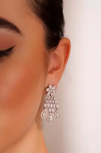 Silver plated necklace set