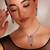 Silver plated necklace set