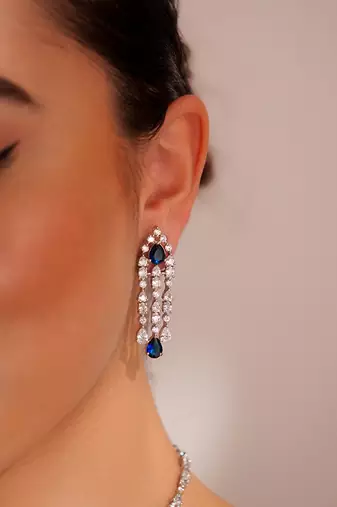 Silver plated necklace set