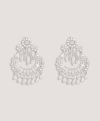 Silevr plated dangler earrings 2