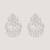 Silevr plated dangler earrings