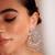 Silevr plated dangler earrings