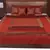 Polysilk Hand Gold Print Bed Cover Set