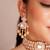 Gold plated kundan choker necklace set