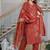 Cotton cambric printed  straight  kurti-pant-dupatta  set