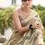 Gray & beige cotton linen silk golden weaving  office wear saree