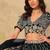 Black Embroidered Art Silk Reception Trendy Lehenga Choli