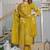 Cotton cambric printed  straight  kurti-pant-dupatta  set
