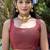 Gajri color semi tussar silk saree with all over bandhani style butti weaves saree with blouse