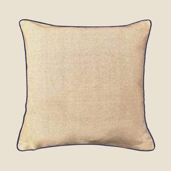 Beige Cotton Cushion Cover      18x18 | Minimalist Sofa & Bed Pillow Cover | Modern Cotton Throw Pillow 2