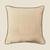 Beige Cotton Cushion Cover  – 18x18 | Minimalist Sofa & Bed Pillow Cover | Modern Cotton Throw Pillow