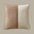 Beige & Cream Cotton Cushion Cover with Textured Panel – 16x16 & 18x18