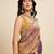 gold jacquard saree with unstiched blouse