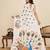 Soft cream chinon saree with unstiched blouse