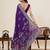 bengani cotton blend saree with unstiched blouse