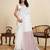 white linen saree with unstiched blouse