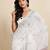 white linen saree with unstiched blouse