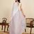 white linen saree with unstiched blouse