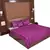 Polysilk Stripes Design Bed Cover Set
