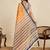 yellow linen saree with unstiched blouse