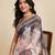 white linen saree with unstiched blouse