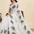 white linen saree with unstiched blouse