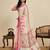 cream linen saree with unstiched blouse