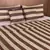Polysilk Stripes Design Bed Cover Set