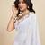 white georget soft saree with unstiched blouse