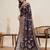Maroon soft silk sarees with unstiched blouse