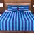 Polysilk Stripes Design Bed Cover Set