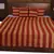 Polysilk Stripes Design Bed Cover Set