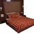 Polysilk Stripes Design Bed Cover Set