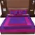 Polysilk Embroidered Bed Cover Set